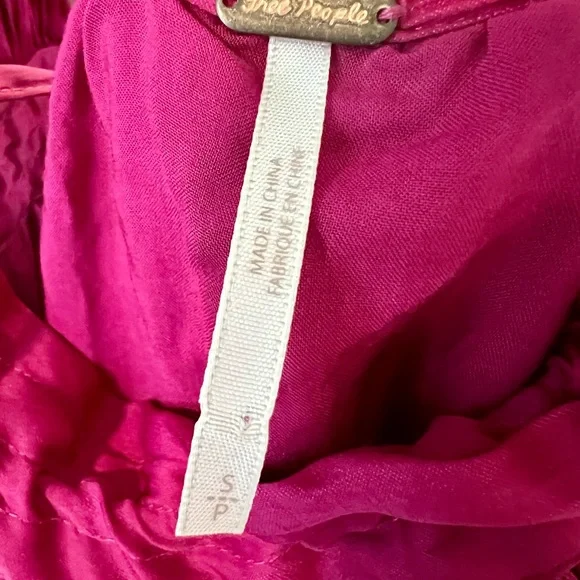 Free People | 100 Days of Shine Raspberry | Mini Dress - Picture 6 of 6